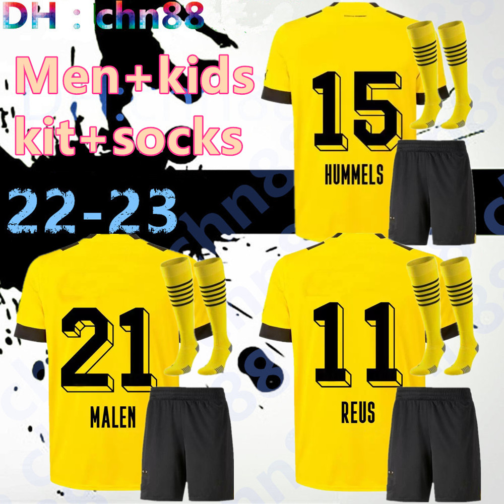 2022 2023 KARIM ADEYEMI HAALAND Dortmund soccer jerseys 22 23 soccer football shirt REUS NEONGELB BELLINGHAM HUMMELS BRANDT YEYNA men socks kids kit maillot de foot, 22-23 home
2022 2023 KARIM ADEYEMI HAALAND Dortmund soccer jerseys 22 23 soccer football shirt REUS NEONGELB BELLINGHAM HUMMELS BRANDT YEYNA men socks kids kit maillot de foot, 22-23 home