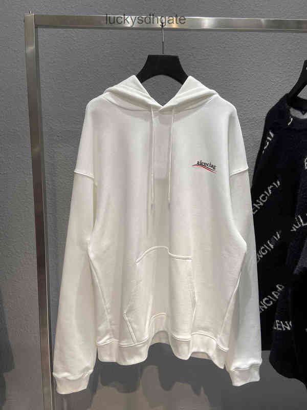 Designer Brand Hoodies Ba lencia ga Wave Cola autumn winter new ins Paris leisure men's women's Hoodie solid color simple B home sports coat 9MC4, White
Designer Brand Hoodies Ba lencia ga Wave Cola autumn winter new ins Paris leisure men's women's Hoodie solid color simple B home sports coat 9MC4, White