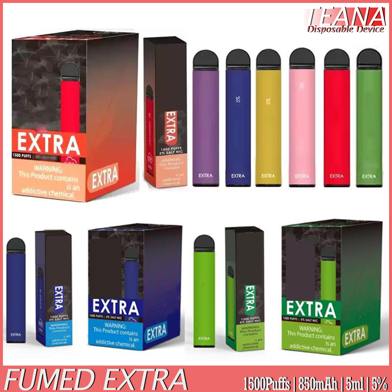 Fumed Extra 1500 Puffs Disposable Vape Pen E Cigarette Starter Kit 850mAh 5ml Pre-filled Pods Cartridges 22 Colors Vapors Fumebar Vapes, Remark colors
Fumed Extra 1500 Puffs Disposable Vape Pen E Cigarette Starter Kit 850mAh 5ml Pre-filled Pods Cartridges 22 Colors Vapors Fumebar Vapes, Remark colors