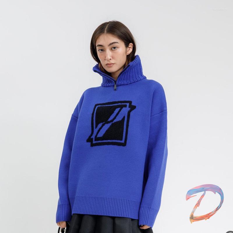 Men' Sweaters Oversize We11done Sweater Women' Half Zipper Turtleneck Pullover Begu22, Blue
Men' Sweaters Oversize We11done Sweater Women' Half Zipper Turtleneck Pullover Begu22, Blue
