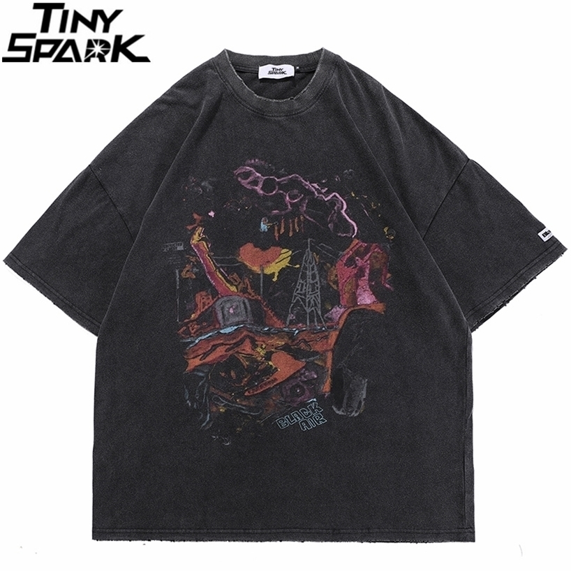 Hip Hop Oversize Washed T-Shirt Streetwear Harajuku Ripped Graphic Printed T Shirt Men Spring Summer Short Sleeve Tshirt 220318, A212151 black 
Hip Hop Oversize Washed T-Shirt Streetwear Harajuku Ripped Graphic Printed T Shirt Men Spring Summer Short Sleeve Tshirt 220318, A212151 black