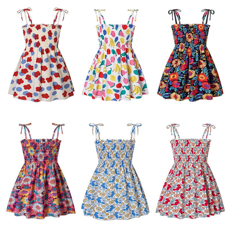 Girl's Dresses Summer Girls Dress Fashion Kids Flower Print Holiday Casual Style Slip Children ClothesGirl's
Girl's Dresses Summer Girls Dress Fashion Kids Flower Print Holiday Casual Style Slip Children ClothesGirl's