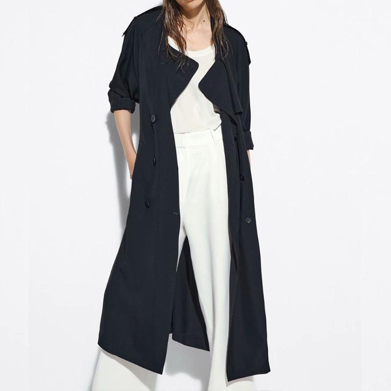 Women' Trench Coats DiYiG WOMAN 2022 Autumn Clothing Elegant Commuting Loose Over-the-knee Belt Black Long Windbreaker Coat
Women' Trench Coats DiYiG WOMAN 2022 Autumn Clothing Elegant Commuting Loose Over-the-knee Belt Black Long Windbreaker Coat