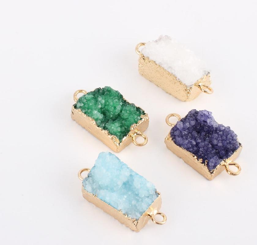 Pendant Necklaces Irregular Two Hole Nature Stone DIY Necklace Bracelet Girl Gift
Pendant Necklaces Irregular Two Hole Nature Stone DIY Necklace Bracelet Girl Gift