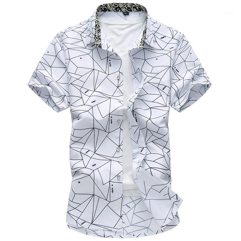 Arrival Summer Hawaiian Men's Print Shirts Slim Fit Casual Mens Shirt Plus 5XL 6XL For 3 Colors Homme Short, White
Arrival Summer Hawaiian Men's Print Shirts Slim Fit Casual Mens Shirt Plus 5XL 6XL For 3 Colors Homme Short, White