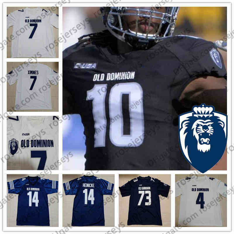 Custom Old Dominion Football Any Name Number Navy Blue Black White 1 Kesean Strong 4 Stone Smartt 5 Steven Williams ODU NCAA Jersey, 2018 white
Custom Old Dominion Football Any Name Number Navy Blue Black White 1 Kesean Strong 4 Stone Smartt 5 Steven Williams ODU NCAA Jersey, 2018 white