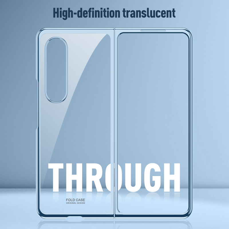 Plating Phantom All Inclusive Cell Phone Cases for Samsung Galaxy Z Fold 4 Fold3 Fold2 5G Clear Transparent PC Hard Shell Cover Coque, Blue
Plating Phantom All Inclusive Cell Phone Cases for Samsung Galaxy Z Fold 4 Fold3 Fold2 5G Clear Transparent PC Hard Shell Cover Coque, Blue
