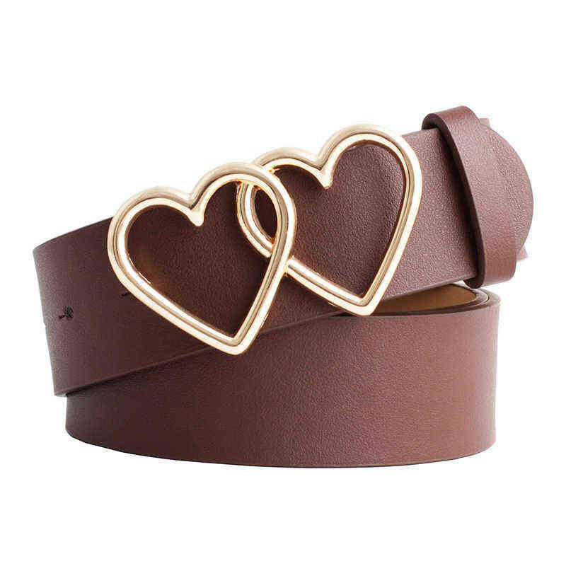 Double Heart-shaped Button Belt Leisure Jeans Fashion Dress Women PU Belt 2022 Spring Simple Solid Black Adjustable Waistband Y220419
Double Heart-shaped Button Belt Leisure Jeans Fashion Dress Women PU Belt 2022 Spring Simple Solid Black Adjustable Waistband Y220419