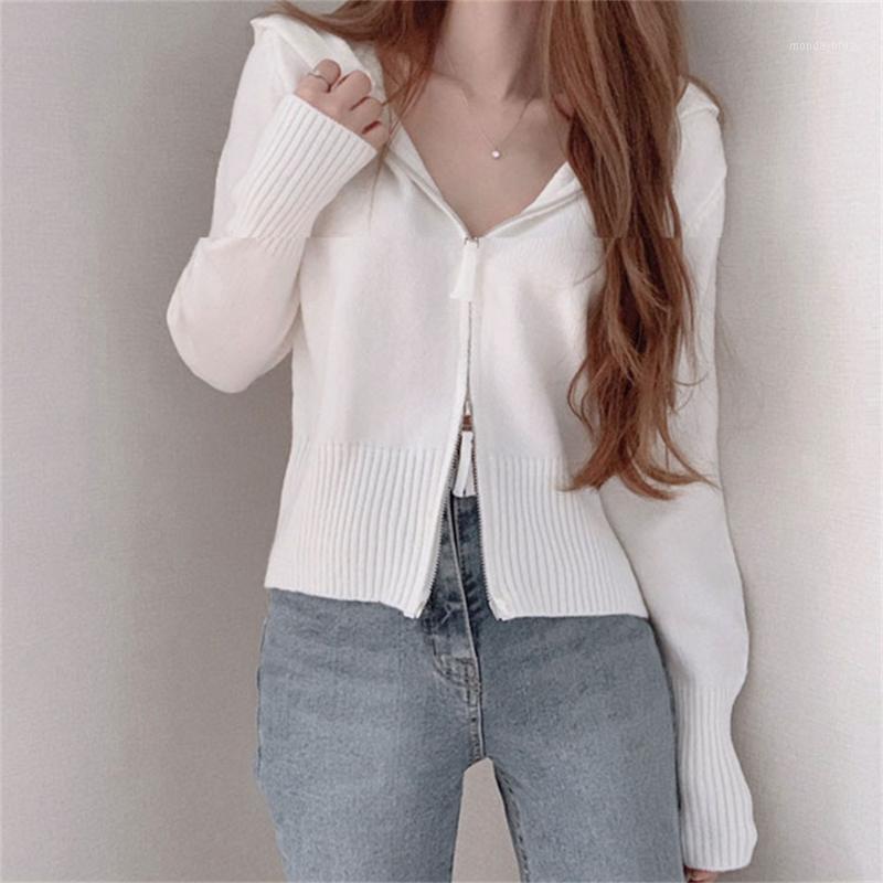 Women's Knits & Tees Alien Kitty Knitwear Hooded Chic Women Zipper Sweaters 2022 Solid Cardigans All Match Streetwear Casual Loose Lady Tops, Black
Women's Knits & Tees Alien Kitty Knitwear Hooded Chic Women Zipper Sweaters 2022 Solid Cardigans All Match Streetwear Casual Loose Lady Tops, Black