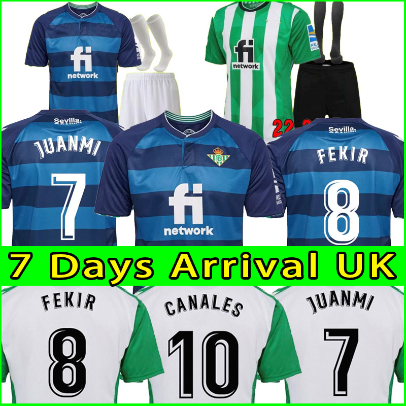 22 23 Real Betis Soccer Jerseys JUANMI B.IGLESIAS 2022 2023 JOAQUIN CANALES FEKIR Football Shirt ALEX MORENO WILLIAN J. Mens Jersey PLAYER VERSION FULL SET KID, Home
22 23 Real Betis Soccer Jerseys JUANMI B.IGLESIAS 2022 2023 JOAQUIN CANALES FEKIR Football Shirt ALEX MORENO WILLIAN J. Mens Jersey PLAYER VERSION FULL SET KID, Home