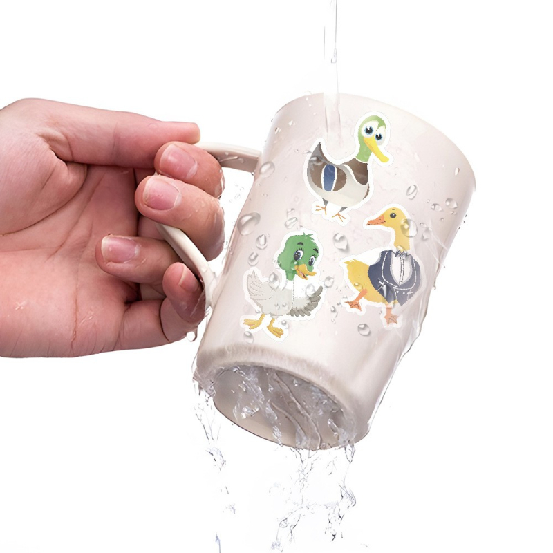 60Pcs Cartoon Cute Duck Sticker Graffiti Stickers DIY Luggage Skateboard car Stickers