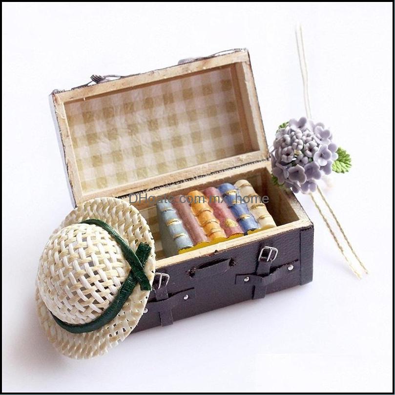 1/12 Dollhouse Miniature Carrying Vintage Leather Wood Suitcase Lage Classic Toys Pretend Play Furniture 1581 Y2 Drop Delivery 2021 Gift Set
1/12 Dollhouse Miniature Carrying Vintage Leather Wood Suitcase Lage Classic Toys Pretend Play Furniture 1581 Y2 Drop Delivery 2021 Gift Set