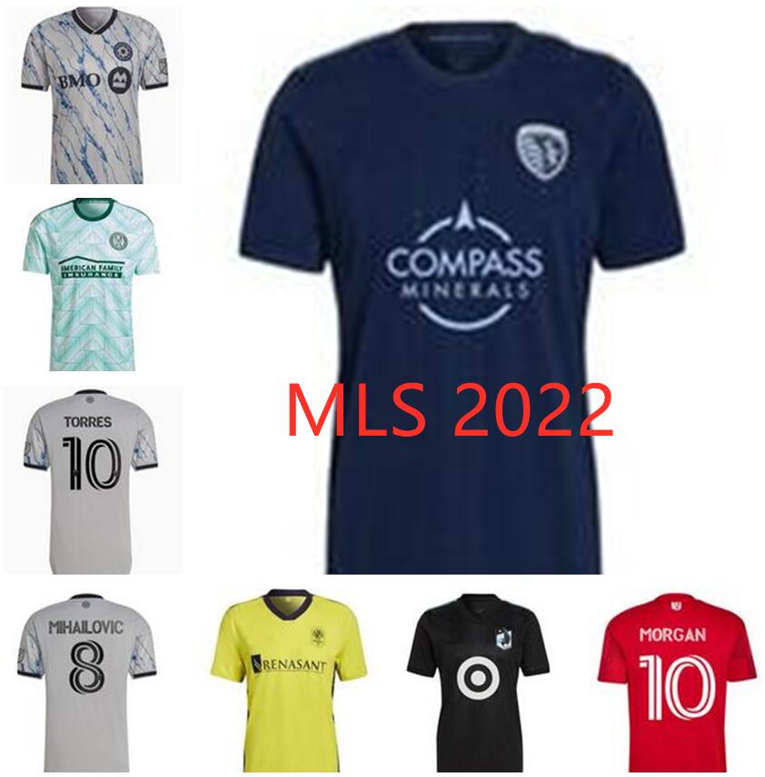 MLS 22 23 New York Red CF Montreal SOCCER JERSEYS 2022 2023 MLS Atlanta United Nashville SC Sporting Kansas City Minnesota football uniform fans player version Bulls, Atlanta away 
MLS 22 23 New York Red CF Montreal SOCCER JERSEYS 2022 2023 MLS Atlanta United Nashville SC Sporting Kansas City Minnesota football uniform fans player version Bulls, Atlanta away