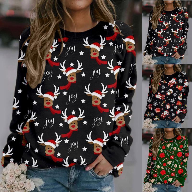 Women' Sweaters Christmas Print Long-sleeved Sweatshirt Casual Blouse Pullover Knitting Sweater Top Jumper Jemi22, Rd
Women' Sweaters Christmas Print Long-sleeved Sweatshirt Casual Blouse Pullover Knitting Sweater Top Jumper Jemi22, Rd