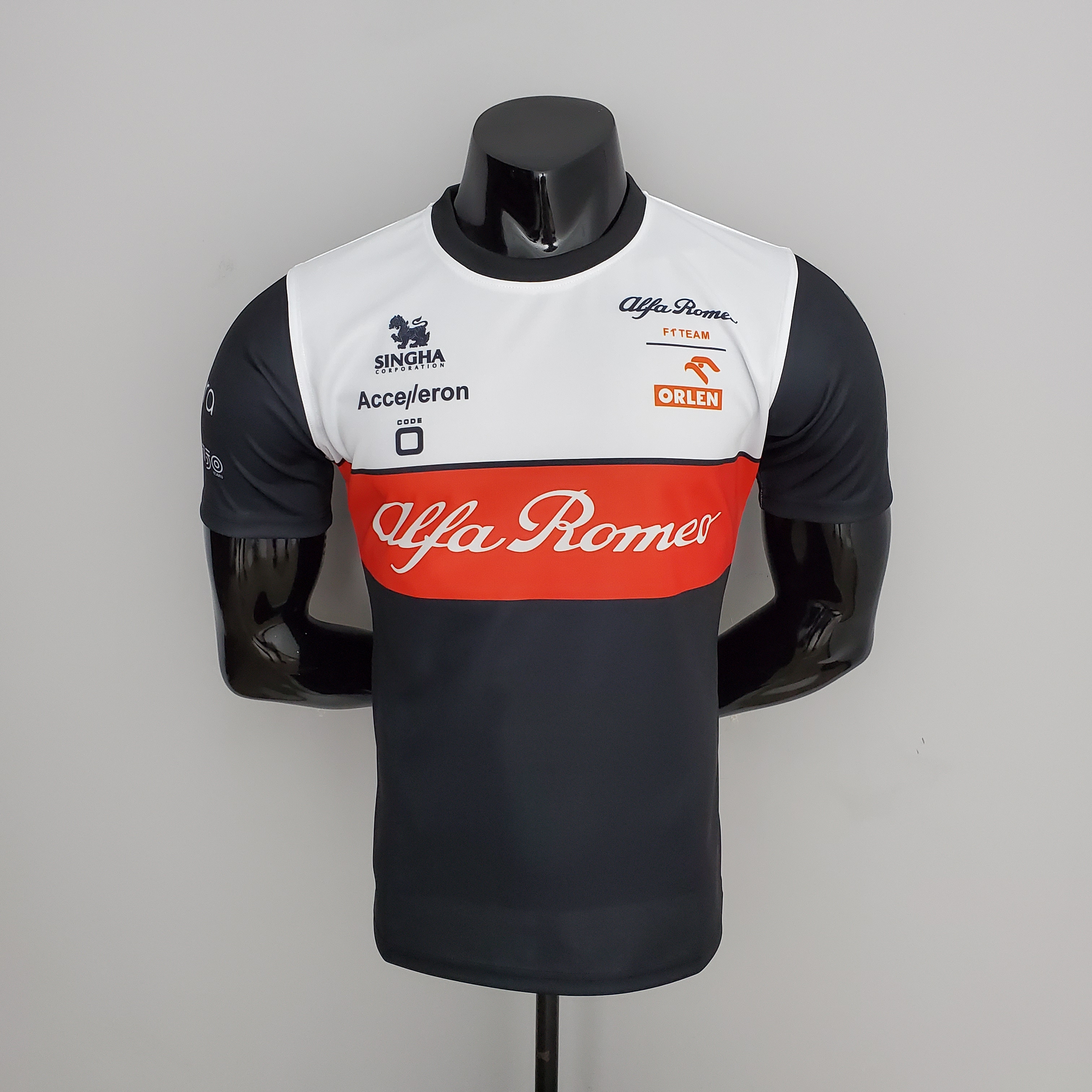 Formula One Racing Alfa Romeo F1 Orlen 2022 Team T-shirt Summer Outdoor Comfortable Quick Dry Short Sleeve Men's Sports Top, F1 2022
Formula One Racing Alfa Romeo F1 Orlen 2022 Team T-shirt Summer Outdoor Comfortable Quick Dry Short Sleeve Men's Sports Top, F1 2022