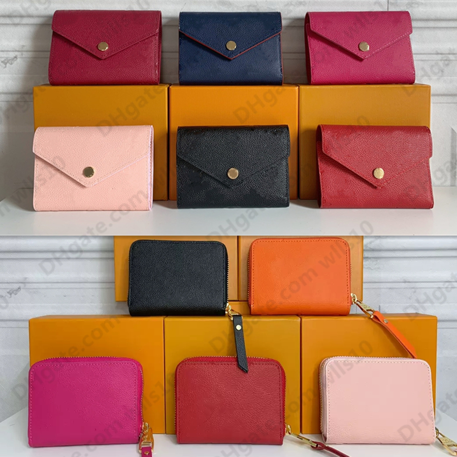 Luxurys designer wallet women credit card holders High Quality genuine leather Fashion Embossed Monograms Empreinte Classic zipper cardholder Short woens wallet, 60067 red
Luxurys designer wallet women credit card holders High Quality genuine leather Fashion Embossed Monograms Empreinte Classic zipper cardholder Short woens wallet, 60067 red