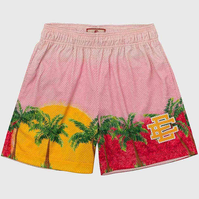 23s Eric Emanuel Sunset Palm Tree Ee Shorts Steam Wave Mesh Breathable American Style But Knee Over the Short 5acq, Rose red
23s Eric Emanuel Sunset Palm Tree Ee Shorts Steam Wave Mesh Breathable American Style But Knee Over the Short 5acq, Rose red