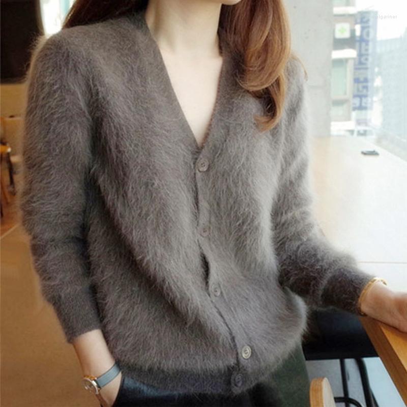 Women' Knits & Tees Women Mink Cashmere Cardigans Button Sweaters Korean White Crop Knitted Coat Woman Tricot Short Black FemaleWomen' Olg
Women' Knits & Tees Women Mink Cashmere Cardigans Button Sweaters Korean White Crop Knitted Coat Woman Tricot Short Black FemaleWomen' Olg