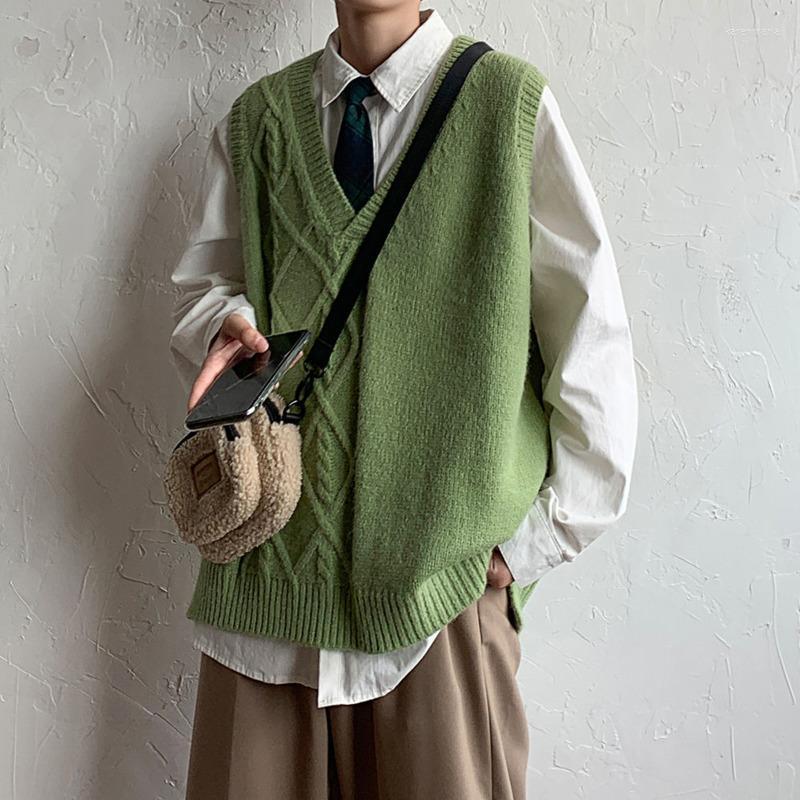 Men's Vests Korean Sweater Vest Fashion Solid Color V-Neck Knitted Pullover Men Streetwear Loose Autumn Knitting Sweaters Mens Kare22, Black
Men's Vests Korean Sweater Vest Fashion Solid Color V-Neck Knitted Pullover Men Streetwear Loose Autumn Knitting Sweaters Mens Kare22, Black