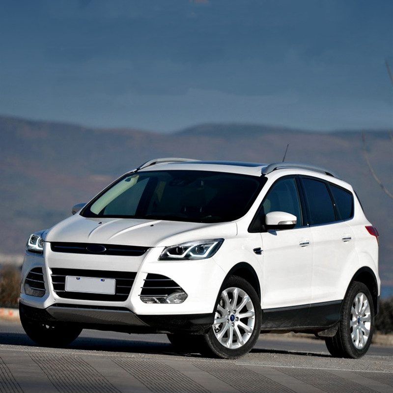Full LED Headlights For Ford Kuga Escape 2013-16 Head Light High Beam Angel Eye Daytime Running Lights Xenon Bulb Turn Signal Lamp