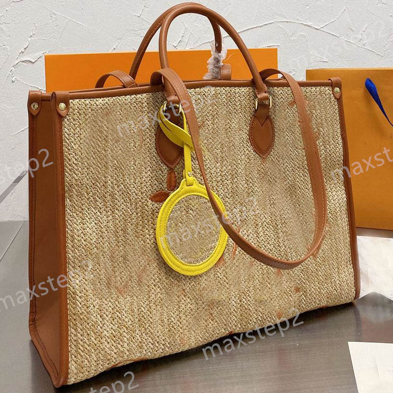 ON THE GO GM Tote Bag 35 onthego Monograms Raffia Canvas Giant Embroidery Shoulder bag Womens Designers Luxurys Beach Handbag
ON THE GO GM Tote Bag 35 onthego Monograms Raffia Canvas Giant Embroidery Shoulder bag Womens Designers Luxurys Beach Handbag