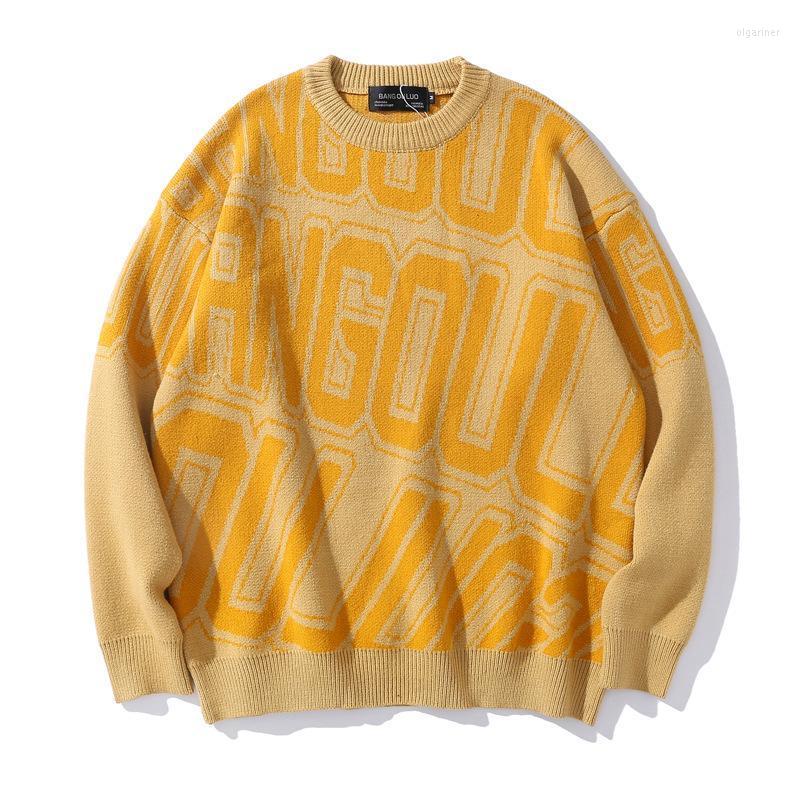 Men's Sweaters Men Sweater Hip Hop Alphabet Jacquard O-Neck Pullover Korean Casual High Street Fashion Autumn Couple StreetwearMen's Olga22, Yellow
Men's Sweaters Men Sweater Hip Hop Alphabet Jacquard O-Neck Pullover Korean Casual High Street Fashion Autumn Couple StreetwearMen's Olga22, Yellow