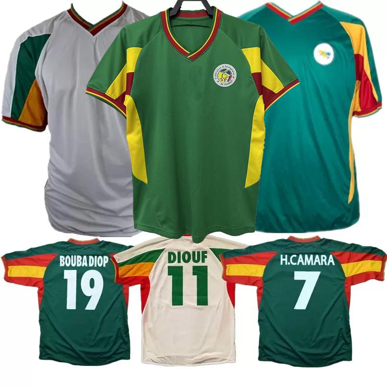 2002 2003 Senegal retro soccer jersey 02 03 Diouf BOUBA DIOP H.CAMARA KH.FADIGA DIAO classic vintage football shirt, Away+patch
2002 2003 Senegal retro soccer jersey 02 03 Diouf BOUBA DIOP H.CAMARA KH.FADIGA DIAO classic vintage football shirt, Away+patch