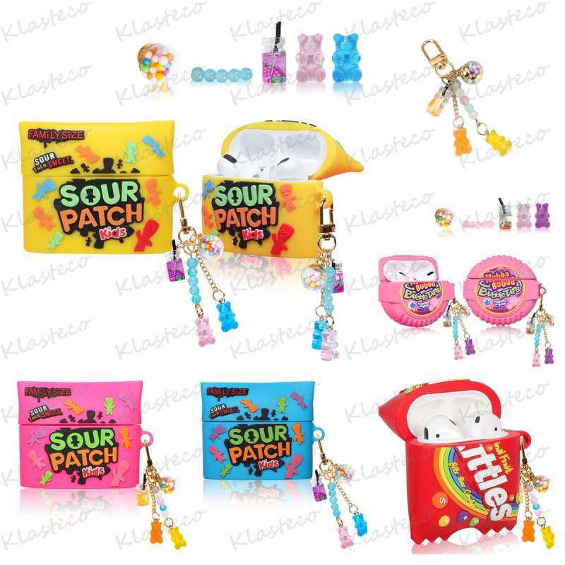 Cartoon Fashion Cute Food Candy Design Silicone Airpods Cases For Airpod Pro 3 Air Pods Case Cover Kids Girls Women Funny Headphone Kawaii Ipod Accessories Keychain, Leave message
Cartoon Fashion Cute Food Candy Design Silicone Airpods Cases For Airpod Pro 3 Air Pods Case Cover Kids Girls Women Funny Headphone Kawaii Ipod Accessories Keychain, Leave message