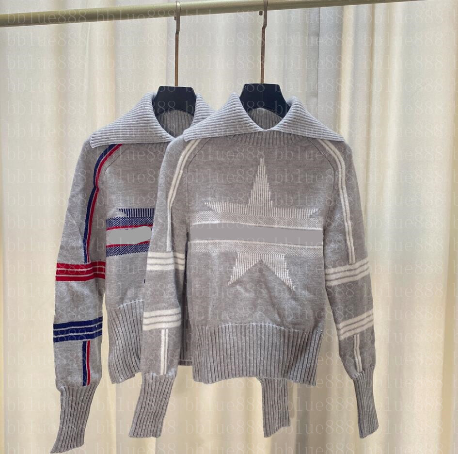 Women' 2022 Knit Lapel Sweater Tops Underwear Sweaters727