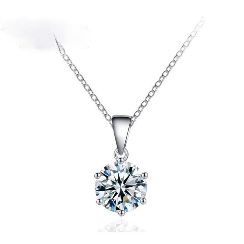 Pendant Necklaces Sterling Silver Inlaid Six Claw European And American Necklace Personalized Women's Clavicle ChainPendant
Pendant Necklaces Sterling Silver Inlaid Six Claw European And American Necklace Personalized Women's Clavicle ChainPendant