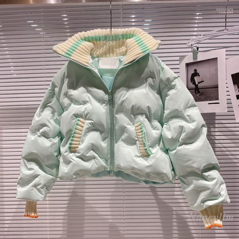 Parkas Womens 2022 Winter Knitted Sleeve Saliva Blue Fresh Wave Down Cotton-Padded Lady Students Short Coat Nancylim1 Kare22, Water blue
Parkas Womens 2022 Winter Knitted Sleeve Saliva Blue Fresh Wave Down Cotton-Padded Lady Students Short Coat Nancylim1 Kare22, Water blue