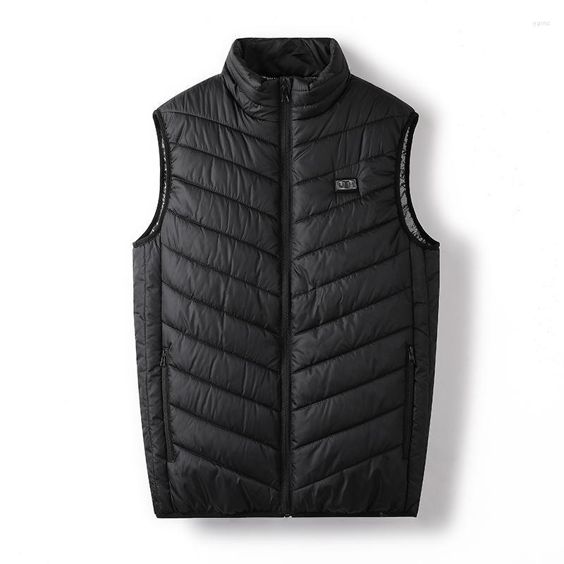 Double Switch Intelligent Heating Vest Men's Four Zone Constant Temperature USB Electric Coat Korean Boys' Leisure Warm Vests, Black
Double Switch Intelligent Heating Vest Men's Four Zone Constant Temperature USB Electric Coat Korean Boys' Leisure Warm Vests, Black
