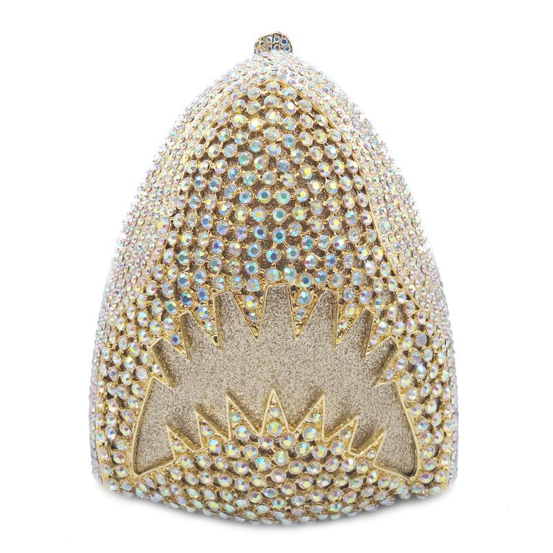 Evening Bags XIYUAN Dazzling Silver Women Crocodile Crystal Clutch Hollow Out Wedding Party Shoulder Handbag And Purse Handbags, Show as picture
Evening Bags XIYUAN Dazzling Silver Women Crocodile Crystal Clutch Hollow Out Wedding Party Shoulder Handbag And Purse Handbags, Show as picture