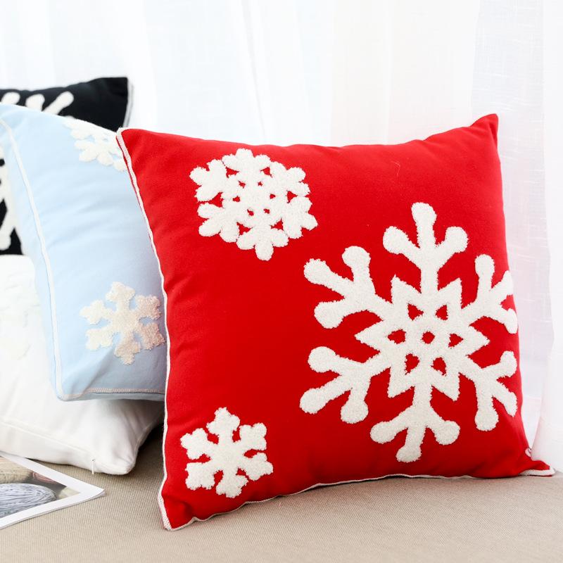Cushion/Decorative Pillow Christmas Cover Snowflake Cushion Back Car Chair Nordic American Sofa All-Matching, Red
Cushion/Decorative Pillow Christmas Cover Snowflake Cushion Back Car Chair Nordic American Sofa All-Matching, Red