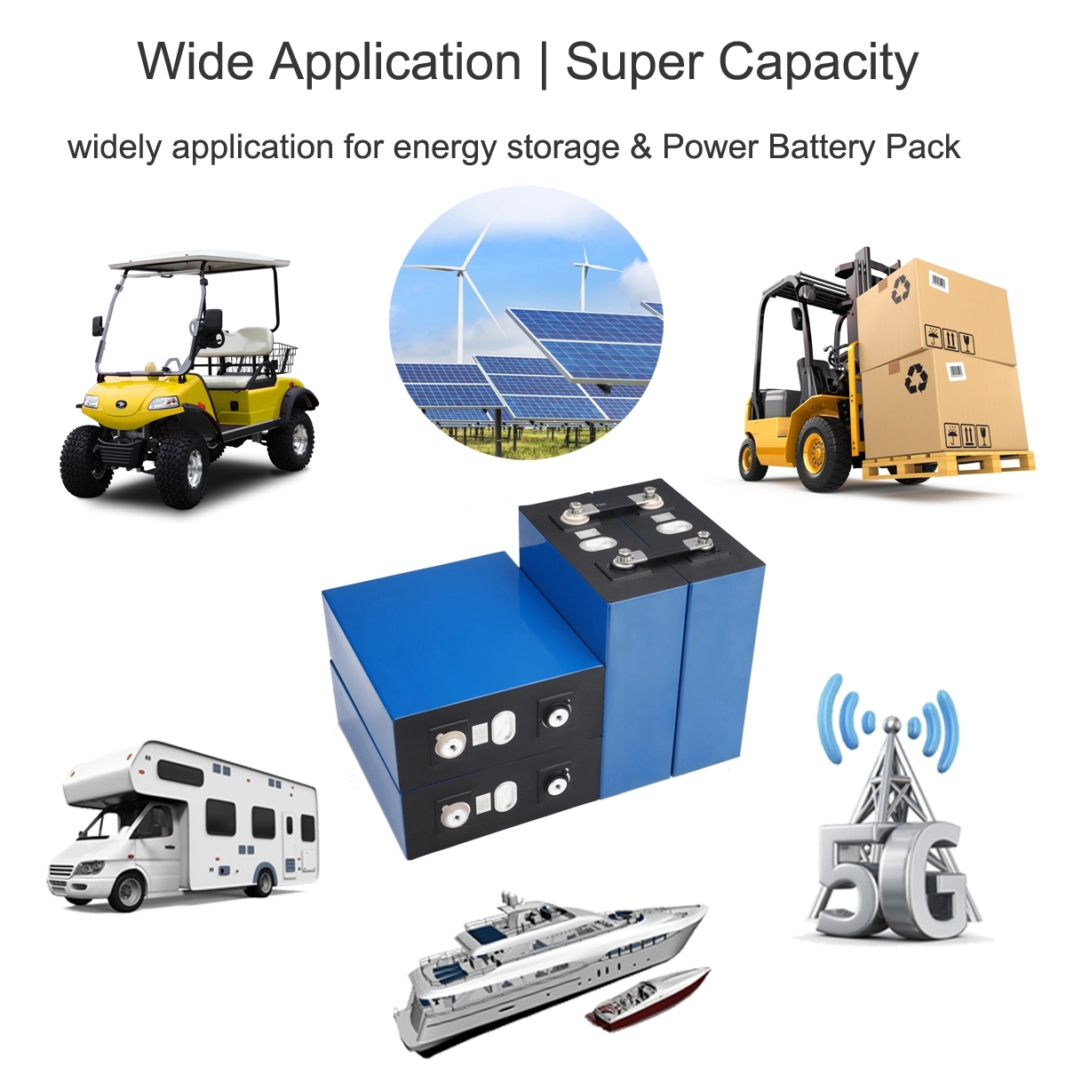 3.2V 100Ah 150ah 200Ah 280Ah 310Ah 320AhLiFePO4 battery pack DIY 12V 24V Motorcycle Electric Car Solar Inverter battery