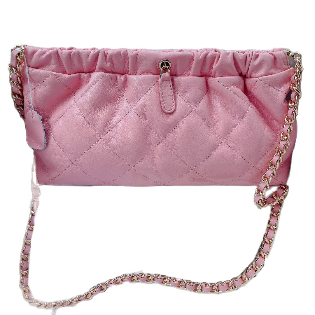 2022Ss Womens Calfskin Large Capacity Shopping Bags Classic Quilted Drawstring Crossbody Shoulder Outdoor Sacoche Luxury Designer Tote Handbags 32X17CM, Pink
2022Ss Womens Calfskin Large Capacity Shopping Bags Classic Quilted Drawstring Crossbody Shoulder Outdoor Sacoche Luxury Designer Tote Handbags 32X17CM, Pink