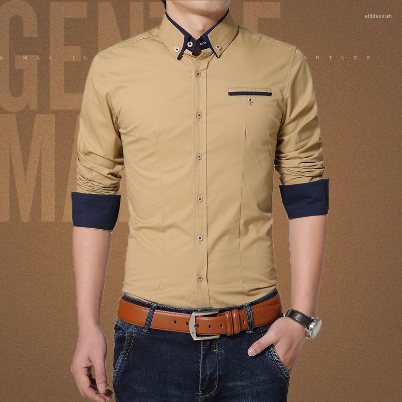 Men's Dress Shirts Autumn Fashion Brand Men Clothes Slim Fit Long Sleeve Shirt Solid Cotton Casual Social Plus Size 5XLMen's Eldd22, Blue
Men's Dress Shirts Autumn Fashion Brand Men Clothes Slim Fit Long Sleeve Shirt Solid Cotton Casual Social Plus Size 5XLMen's Eldd22, Blue