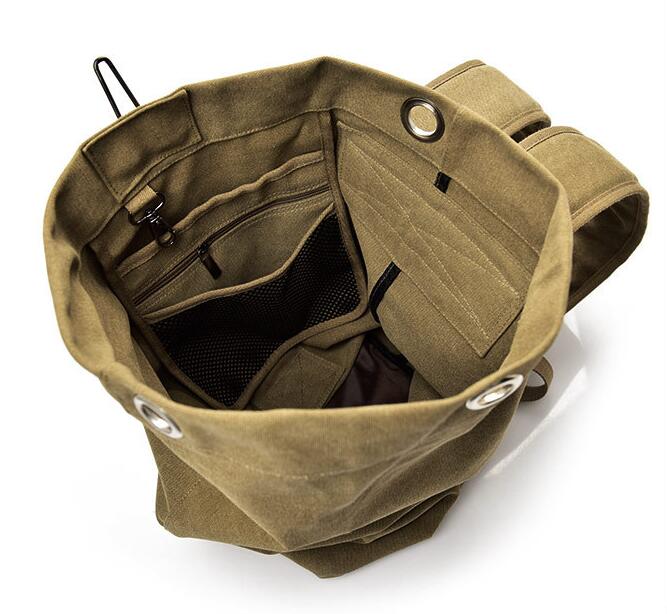 HBP Fashion large-capacity travel backpack bag men's handbag outdoor travel sports trend canvas backpacki men bags