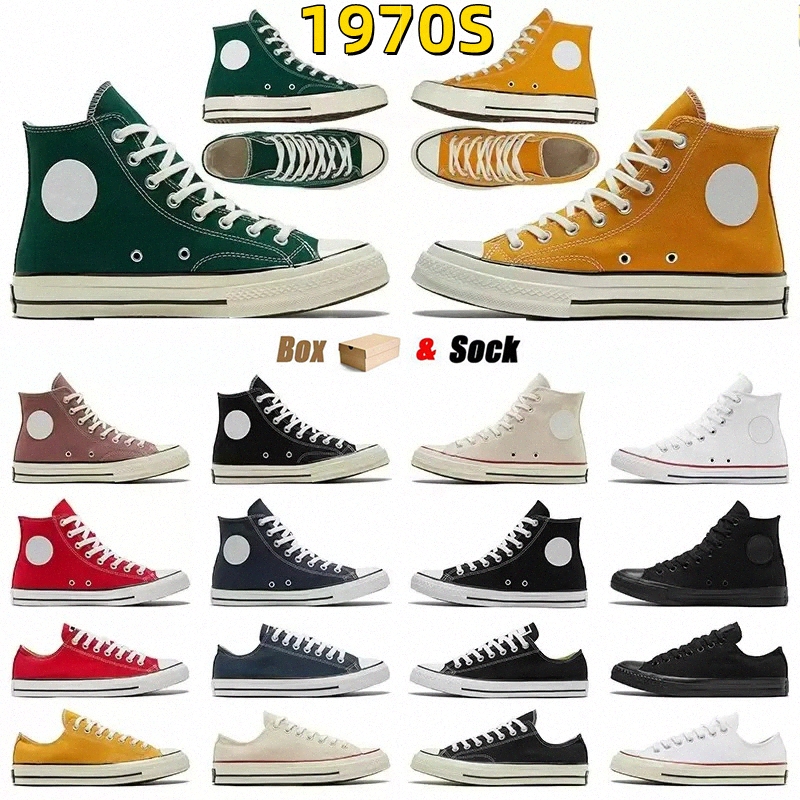 

2022 Classic casual 1970s canvas shoes men womens high low all stars sneakers chuck 70 chucks 1970 Converses platform black logo 35-44