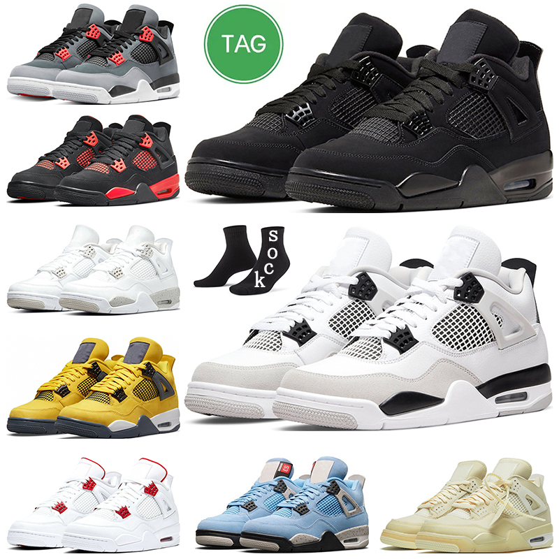 Jumpman 4 Basketball Shoes Black Cat 4s men women Red Thunder White Oreo Sail Pure Money Red Metallic trainers sports sneakers, #13 mx cream clay
Jumpman 4 Basketball Shoes Black Cat 4s men women Red Thunder White Oreo Sail Pure Money Red Metallic trainers sports sneakers, #13 mx cream clay