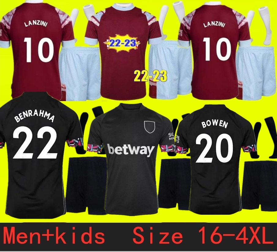 S- 22 23 West Hams BOWEN RICE Soccer Jerseys BENRAHMA LANZINI ANTONIO YARMOLENKO NOBLE FORNALS DAWSON Vlasic SOUCEK Jersey Football Shirt Mens Kids player AGUERD, 22/23 away
S- 22 23 West Hams BOWEN RICE Soccer Jerseys BENRAHMA LANZINI ANTONIO YARMOLENKO NOBLE FORNALS DAWSON Vlasic SOUCEK Jersey Football Shirt Mens Kids player AGUERD, 22/23 away