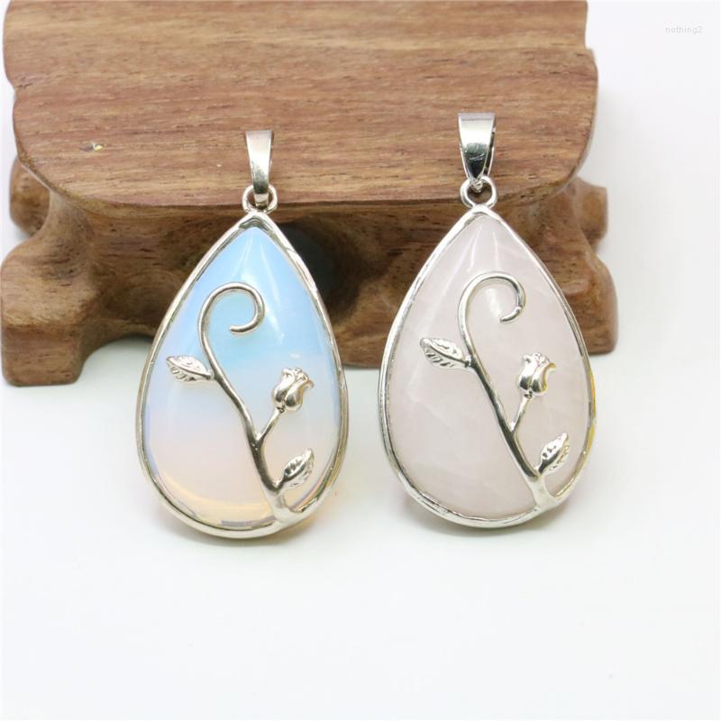 Pendant Necklaces Water Drop Pink Crystal White Moonstone 25X37mm Natural Stone Beads Women Girl Fashion Jewelry Making Design
Pendant Necklaces Water Drop Pink Crystal White Moonstone 25X37mm Natural Stone Beads Women Girl Fashion Jewelry Making Design