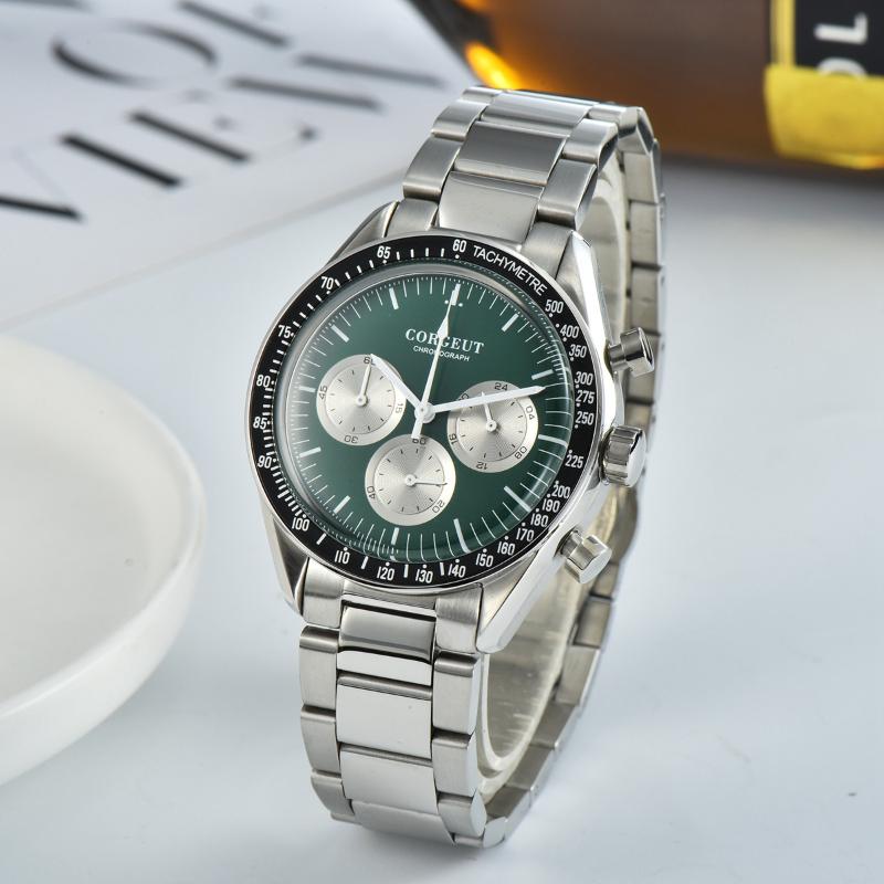 Wristwatches Men Watch Sport 24 Hours Multifunction Face LuxuryTop Brand Full Steel Chronograph Quartz Clock Relogio MasculinoWristwatches, Black
Wristwatches Men Watch Sport 24 Hours Multifunction Face LuxuryTop Brand Full Steel Chronograph Quartz Clock Relogio MasculinoWristwatches, Black