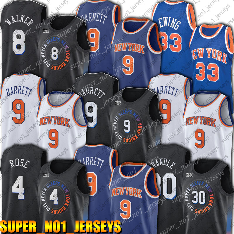 New Knick York Jersey RJ 9 Barrett Julius 30 Randle Basketball Jersey Derrick 4 Kemba Rose Walker Throwback Patrick 33 Ewing
New Knick York Jersey RJ 9 Barrett Julius 30 Randle Basketball Jersey Derrick 4 Kemba Rose Walker Throwback Patrick 33 Ewing