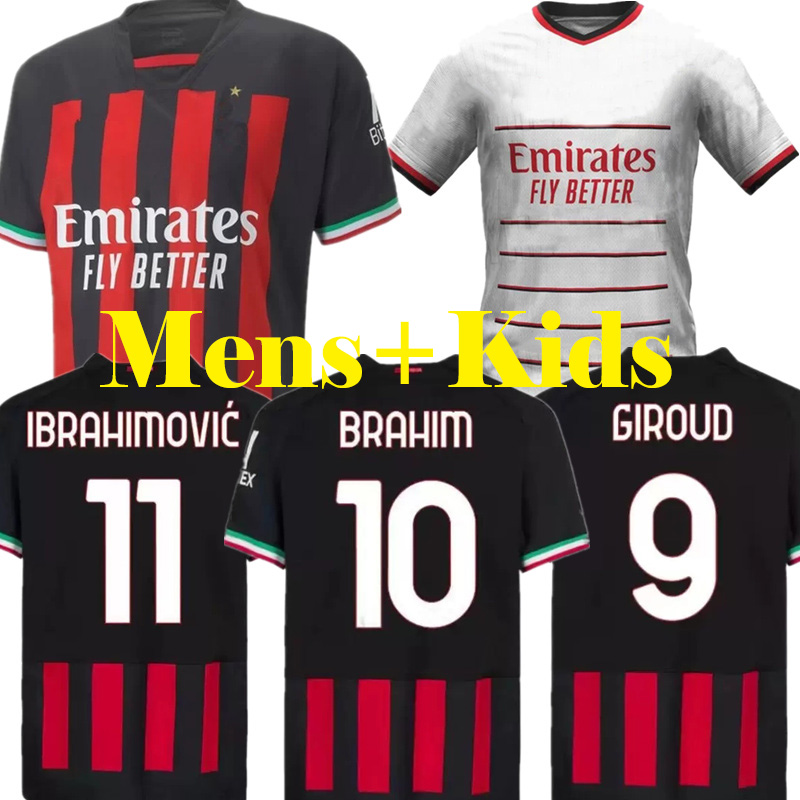 AC 22 23 GIROUD Soccer Jersey Home IBRAHIMOVIC Football Shirt 2022 2023 TONALI REBIC Camiseta maglia THEO BRAHIM R.LEAO FLORENZI Ac Milans Fans Player Version, 13
AC 22 23 GIROUD Soccer Jersey Home IBRAHIMOVIC Football Shirt 2022 2023 TONALI REBIC Camiseta maglia THEO BRAHIM R.LEAO FLORENZI Ac Milans Fans Player Version, 13