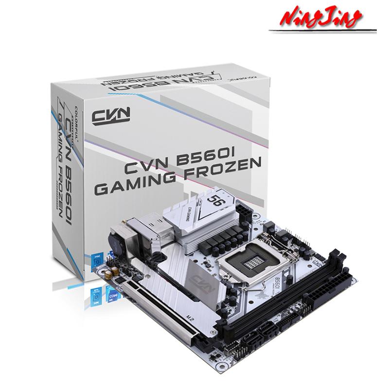 Motherboards Colorful CVN B560I GAMING FROZEN V20 Mini ATX Intel B560 4266 64G PCI Express 4.0 Support 10 / 11 Gen LGA 1200 CPU Motherboard
Motherboards Colorful CVN B560I GAMING FROZEN V20 Mini ATX Intel B560 4266 64G PCI Express 4.0 Support 10 / 11 Gen LGA 1200 CPU Motherboard