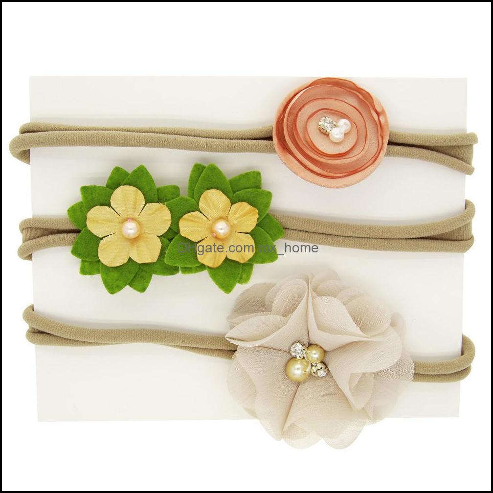 Baby Headbands Flower 3Pcs Set Girls Nylon Chiffon Pearl Elastic Headband Rhinestone Boutique Hair Accessories Headwear Kha541 Drop Delivery, As photos
Baby Headbands Flower 3Pcs Set Girls Nylon Chiffon Pearl Elastic Headband Rhinestone Boutique Hair Accessories Headwear Kha541 Drop Delivery, As photos