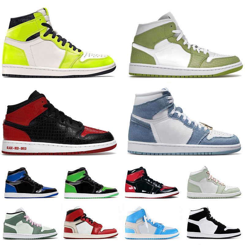 With Box Designer Jumpman 1 1s Mens Womens Basketball shoes Green Python High Denim OG Dark Mocha Mid Dutch Green Carbon Fiber Sports Sneakers Trainers Size 12 Eur 36-47, B6 36-46 mid light smoke grey
With Box Designer Jumpman 1 1s Mens Womens Basketball shoes Green Python High Denim OG Dark Mocha Mid Dutch Green Carbon Fiber Sports Sneakers Trainers Size 12 Eur 36-47, B6 36-46 mid light smoke grey