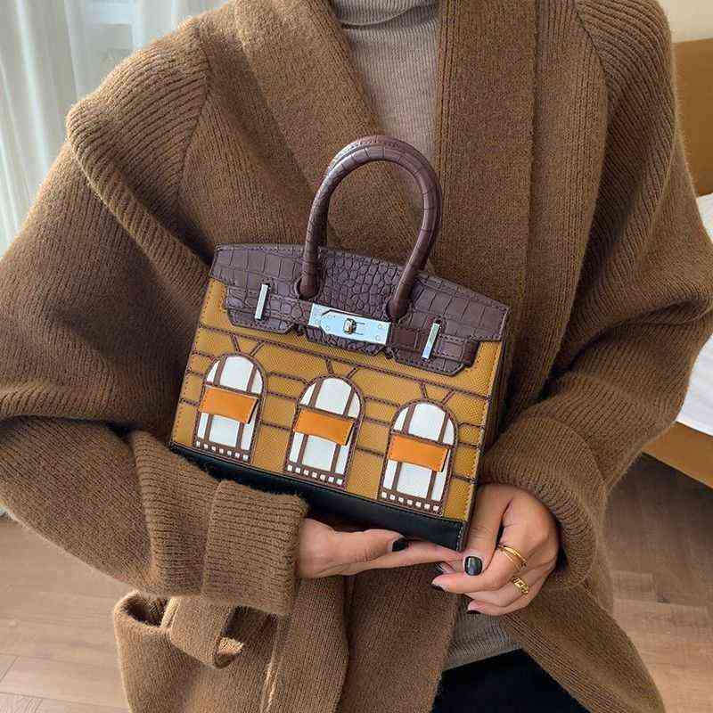 Designer Birkins Handbags Net red style small house bag hand platinum hollowed out crocodile pattern Hand 2022 fashion single shoulder, Brown spot collection priority
Designer Birkins Handbags Net red style small house bag hand platinum hollowed out crocodile pattern Hand 2022 fashion single shoulder, Brown spot collection priority