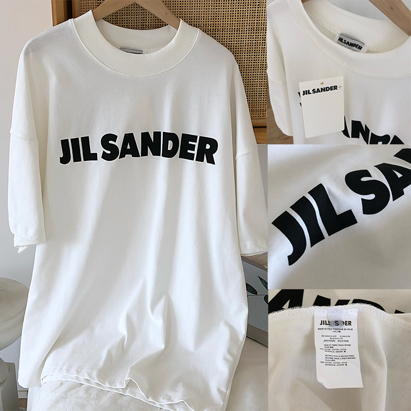 jil sander New classic high street brand mens T-shirt black letter top short sleeve hip hop oversized loose cotton Tee, White
jil sander New classic high street brand mens T-shirt black letter top short sleeve hip hop oversized loose cotton Tee, White